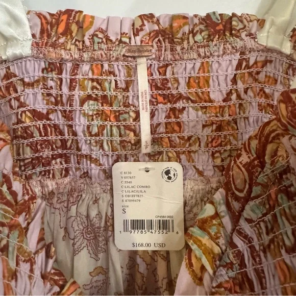 Free People Bluebell Maxi In Lilac Combo Tiered Dress - Picture 8 of 11